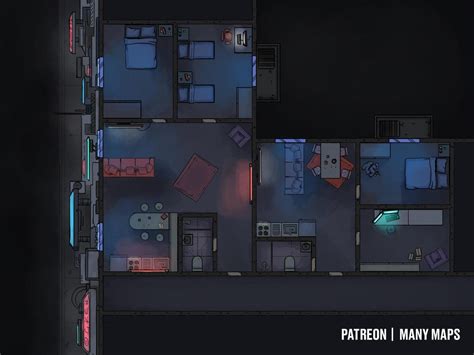 Lumaras Chronicle — Rbattlemaps The Cyberpunk Apartment