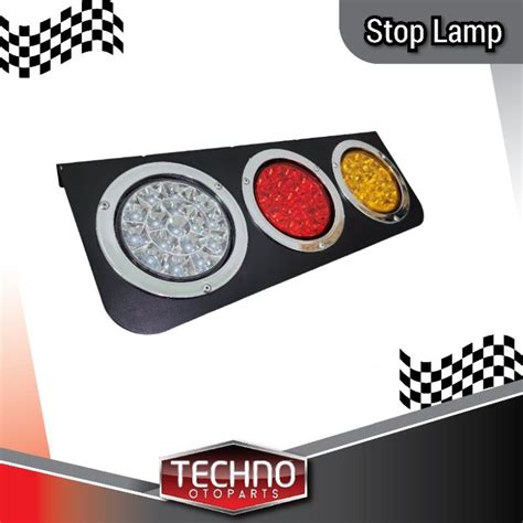 Jual Lampu Led Rem Stop Lamp Stoplamp Bak Truk V Universal Pcs