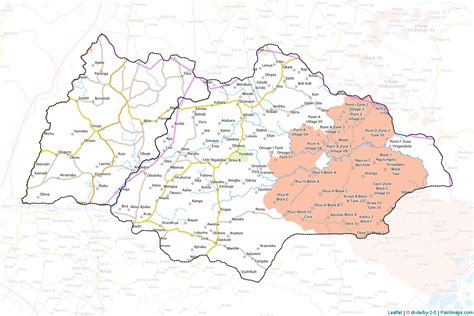 Make Printable Arua Maps With Border Masking Cropping Using Leaflet