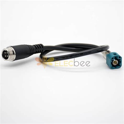 Pcs Fakra Cable Assembly Pin Male Straight Z Type Hsd To Gx Pin Male