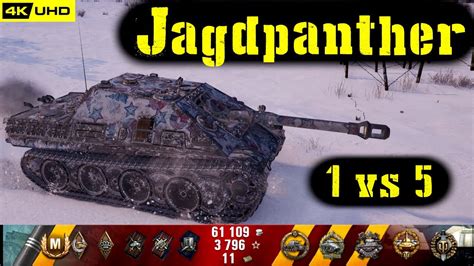 World Of Tanks Jagdpanther Replay 9 Kills 5 3k Dmg Patch 1 7 0 Youtube