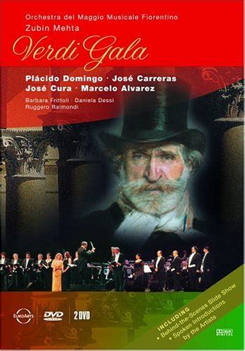 Gran Gala Di Verdi USA DVD Amazon Es Verdi Domingo Carreras