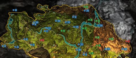 Map | Central Oros - Far Cry Primal Game Guide & Walkthrough | gamepressure.com