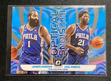 Panini Donruss Optique James Harden Joel Embiid Illusions D