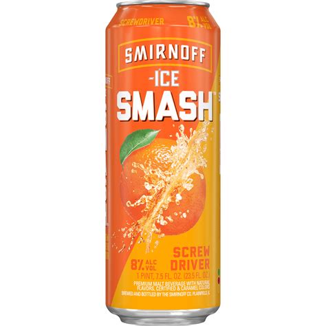 Smirnoff Ice Smash Screwdriver 235oz Single Can 8 Abv