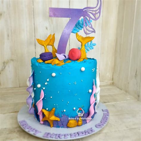 Mermaid Birthday Cake 2 Baked By Nataleen