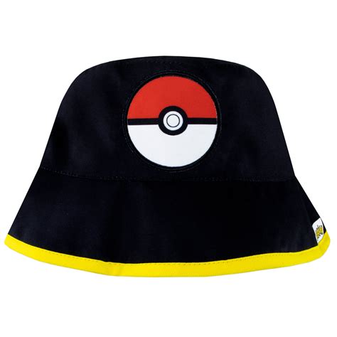 Pokemon Reversible Bucket Hat Pikachu Hat Pokemon Cap Kids