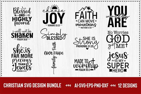 Christian Svg Design Bundle Graphic By Creativemim Creative Fabrica