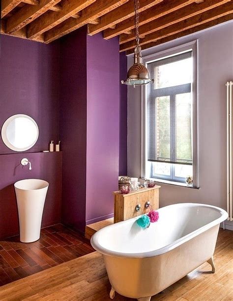 Peinture Salle De Bain 80 Photos Qui Vont Vous Faire Craquer Purple