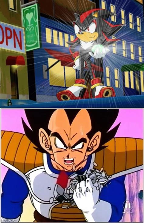 Image Tagged In Shadow The Hedgehog Makes Vegeta Jealous Vegeta Over