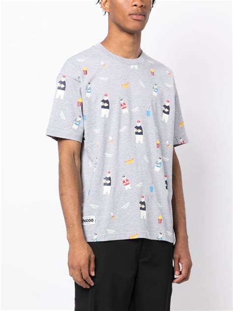 Chocoolate Graphic Print Cotton T Shirt Farfetch