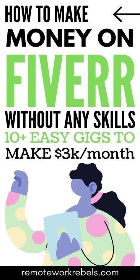 How To Make Money On Fiverr Without Any Skills 10 Easy Gigs To Make