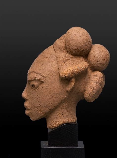 Nok Sculpture Of A Head Nigeria C 500BC 200AD Terracotta Afrique