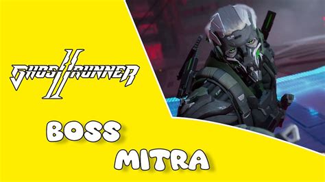 Ghostrunner 2 Mitra Boss Fight YouTube