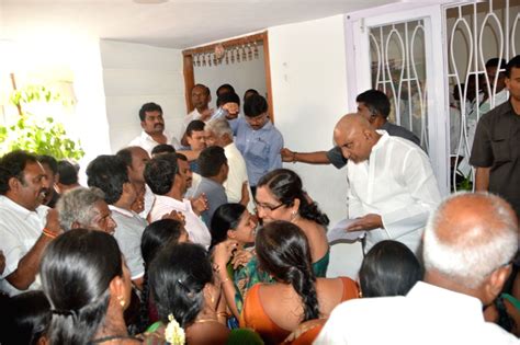 Andhra Pradesh Chief Minister meeting people