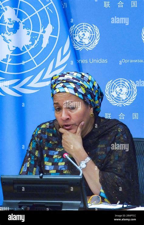 New York New York Usa 26th Sep 2023 Amina Mohammed Deputy