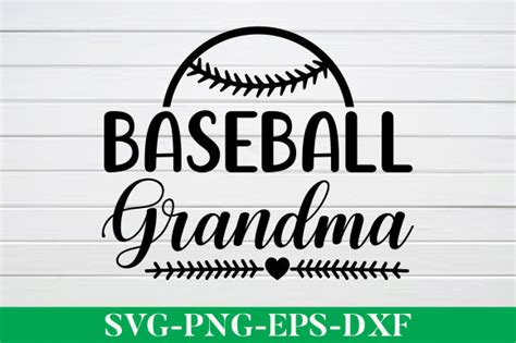 Baseball Grandma Svg Graphic By Designsquare · Creative Fabrica