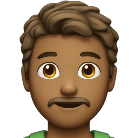 young boy  beard emoji ai emoji generator