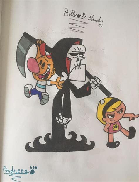 Billy And Mandy Fanarttraditional By Jayvronti On Deviantart