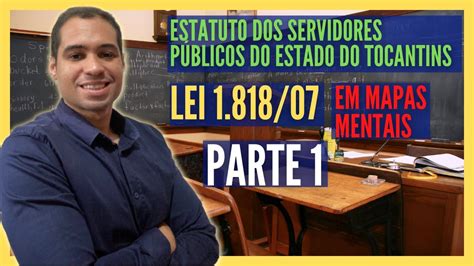 Estatuto dos Servidores Públicos do Tocantins Lei 1818 para Concursos