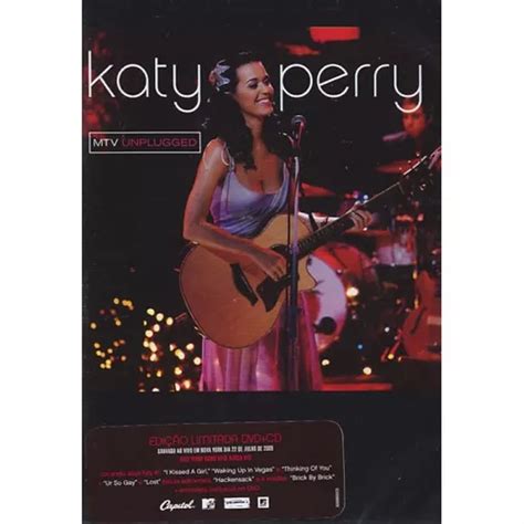 Katy Perry Mtv Unplugged Dvd Cd MercadoLivre