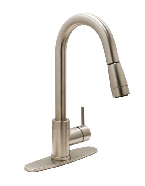 Kitchen Gooseneck Faucet with Sprayer | Commodore of Indiana