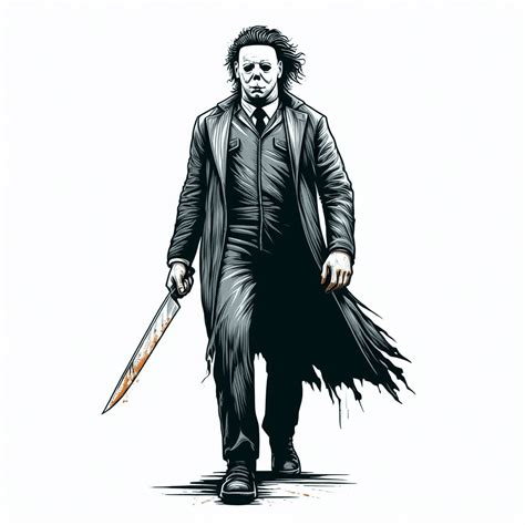 Cartoon Michael Myers Clipart - ClipartLib