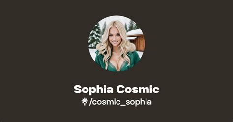 Sophia Cosmic Instagram Linktree