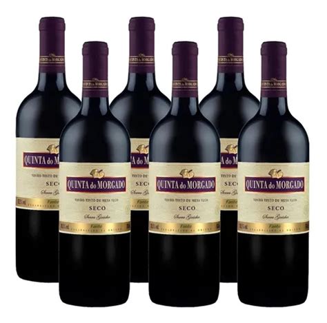 Kit 6 Vinho Tinto Seco Quinta Do Morgado Parcelamento Sem Juros