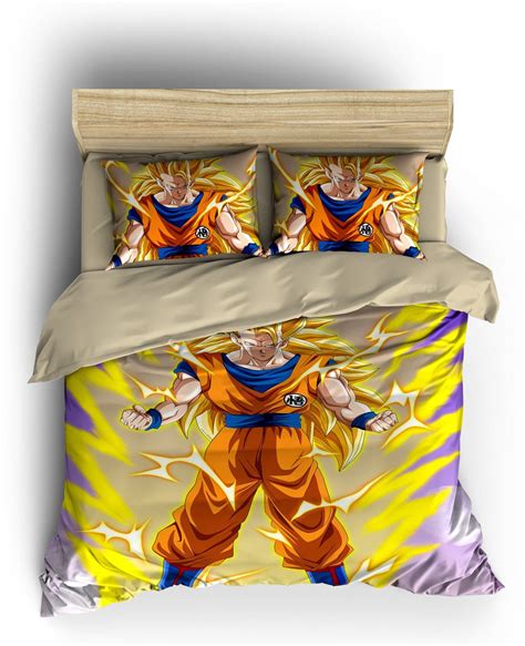 Goku Ssj3 Dragon Ball Z Bed Set Comforter Sets Bed Linen Sets