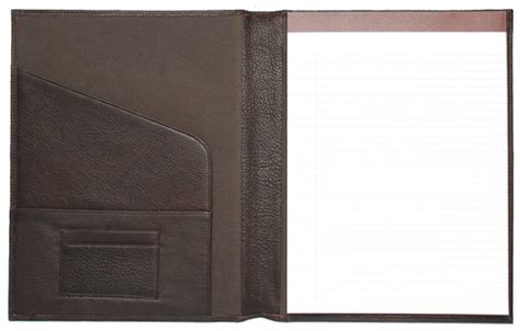 Twin Pocket Portfolio Folders Custom Leather Padfolio Folders