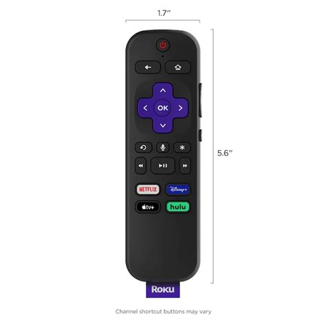 Roku 1-Device Universal Remote Control in the Universal Remotes ...