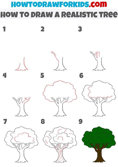 How To Draw A Tree Artofit