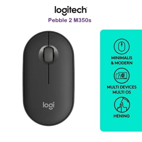 Jual Mouse Wireless Logitech Pebble M350 M350s M350 S Original Shopee Indonesia