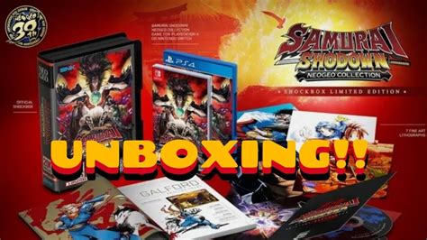 Samurai Shodown Neo Geo Collection Collectors Edition Unboxing Youtube