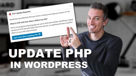 How To Update Your Php Version In Wordpress Remove Php Update Required