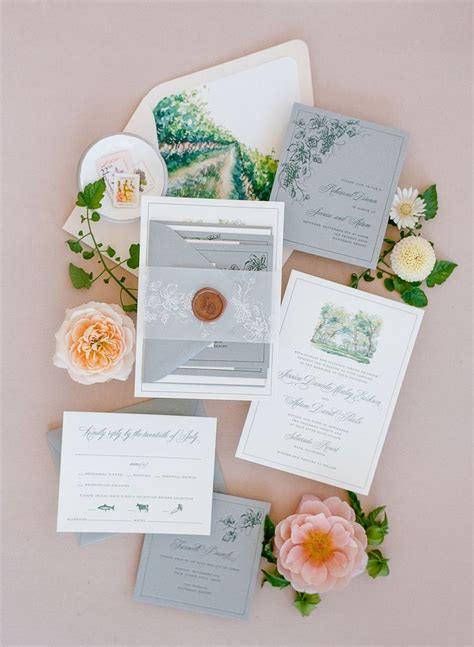 15 Beautiful Wedding Envelope Liner Ideas