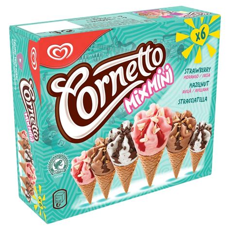 Cornetto Algida Tölcséres Jégkrém 6x60 Ml Multipack Fruity Webáruház 0 Ft Cornetto Algida