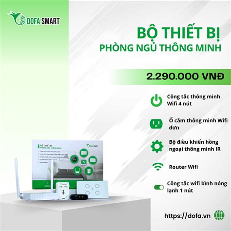 Trải nghiệm bộ thiết bị phòng ngủ thông minh DOFA SMART siêu tiết kiệm