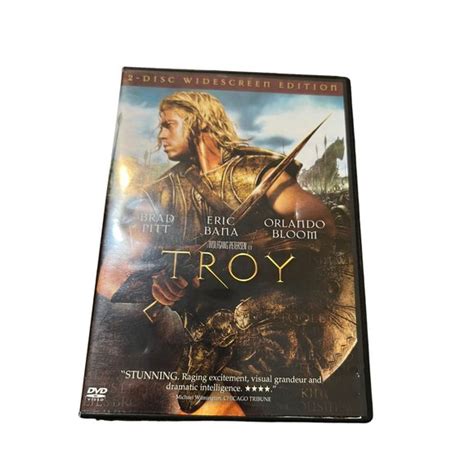 Media Troy Disc Widescreen Edition Dvd Brad Pitt Orlando Bloom