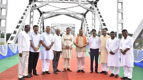 Assam Himanta Biswa Sarma Inaugurates Two New Bridges In Barak Valley