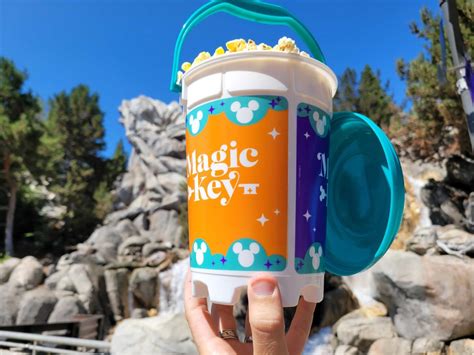 Photos New Magic Key Popcorn Bucket Available At Disneyland Resort