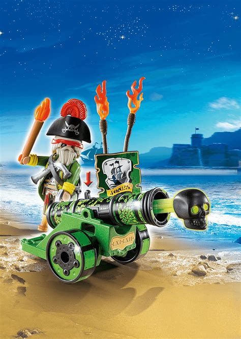 Playmobil Capitaine Pirate Avec Canon Vert Au Meilleur Prix Sur