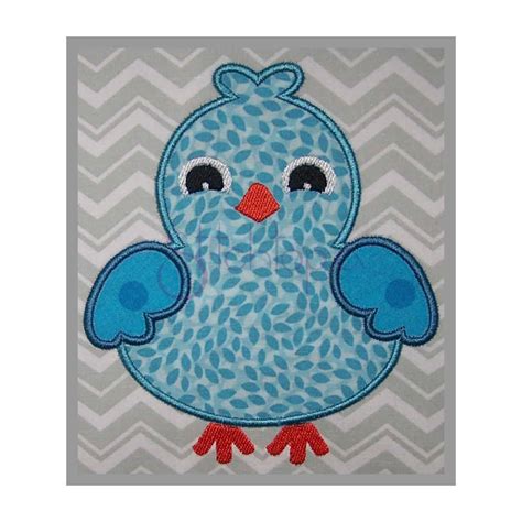 Bird Applique Design Boy Stitchtopia