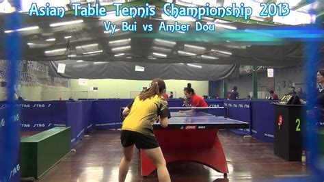 Table Tennis Asian Championship Vy Vs Amber Final Set Short Clip