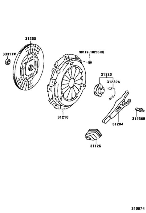 Clutch And Release Fork For 2001 2007 Toyota Land Cruiser Hdj79