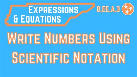 Writing Numbers Using Scientific Notation Youtube