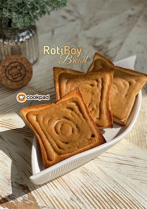 resipi rotiboy toast bread guna roti slice oleh minsha cookpad