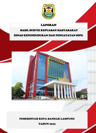 LAPORAN HASIL SURVEI KEPUASAN MASYARAKAT DINAS KEPENDUDUKAN DAN