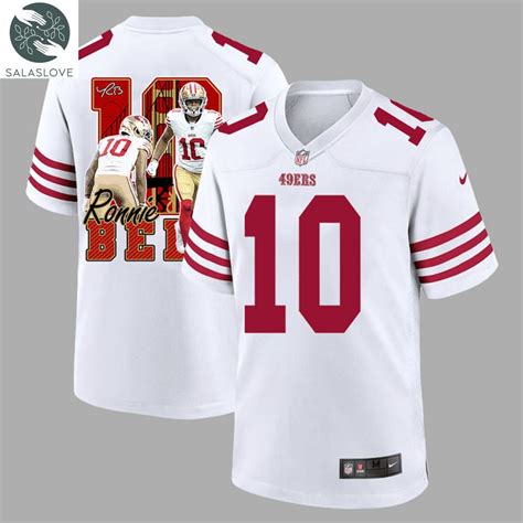 Ronnie Bell 10 San Francisco 49ers Golden Gate Bridge Baseball Jersey ...